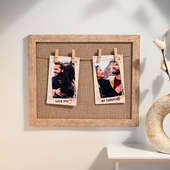 Clip Hanging Open Photo Frame for Her