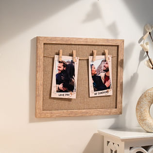 Clip Hanging Open Photo Frame for Her