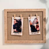 Clip Hanging Open Photo Frame for Her
