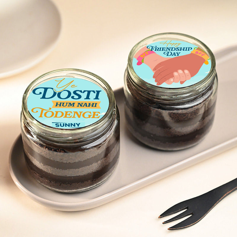 Forever Friends Chocolate Jar Cakes Duo