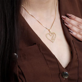 Forever In Your Heart Name Necklace