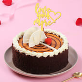 Forever Love Butterscotch Cake