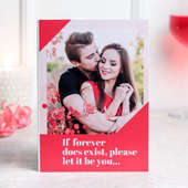 Pink Greeting Card - Best Love Day Gift for Him/Her