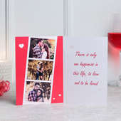 Pink Greeting Card - Best Love Day Gift for Him/Her