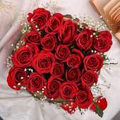 Bunch of Forever Love Red Roses