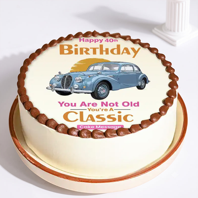 Forty N Fabulous Birthday Cake