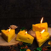 Four Cheese Slice Scented Candles