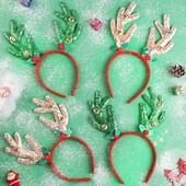 Four Christmas Themed Reindeer Headbands