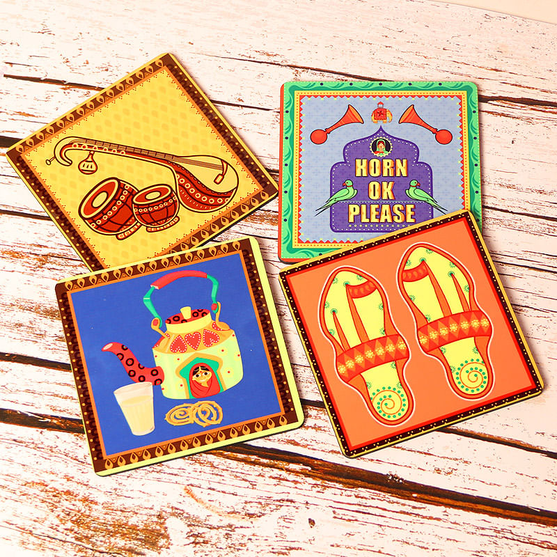 Quirky Desi Coaster Set