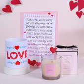 Fragrant Candle With Love Card N Mug