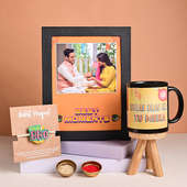Send Frame N Mug With Chill Bro Rakhi in India - Personalised Rakhi Online