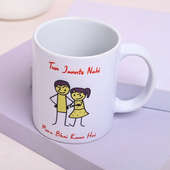 Order Personalised Rakhi Online - Frame N Mug With Stud Bro Rakhi in India