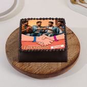 Friendship Forever Personalised Photo Cake