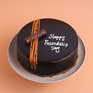 Friendship Day Chocolate Truffle Cake