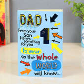 Greeting Card From Son To Dad