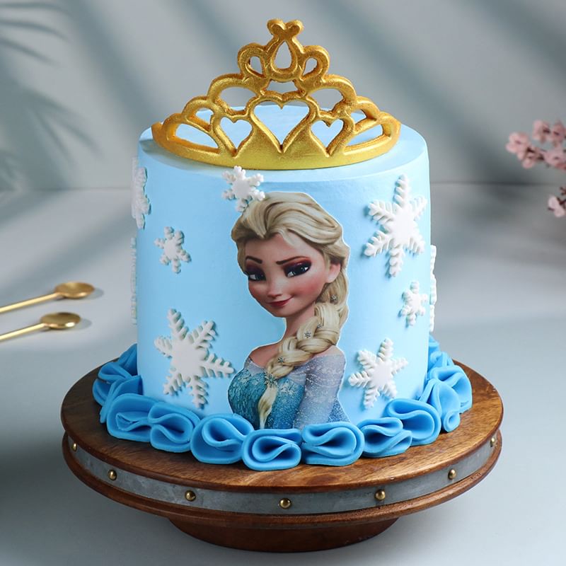 Frozen Wonderland Princess Cake