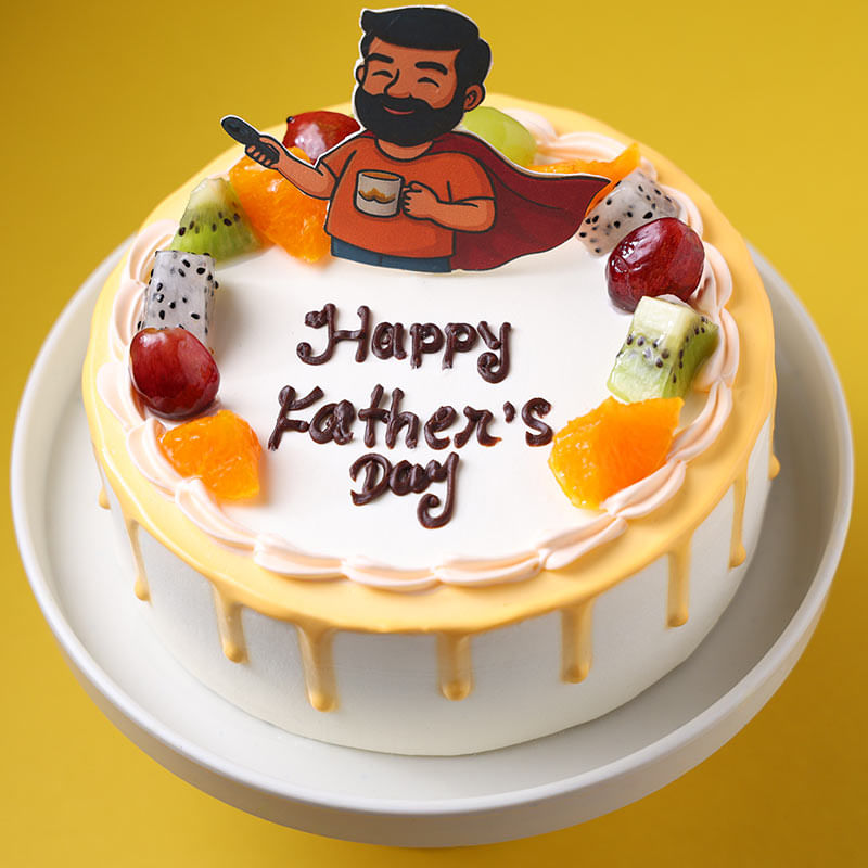 Fruit Blast Cake For Superdad