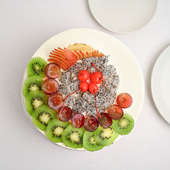  Eggless Fruit Medley Cake - Top View of Fruit Cake