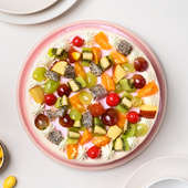 Tropical Fruit Cake Online Delivery Top view