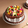 Fruit Fiesta Chocolate Cake