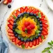 Fresh Fruits Tart Cake