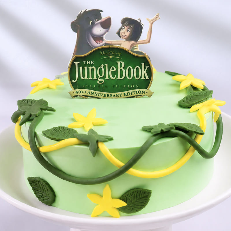 Fun Baloo N Mowgli Cake