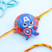 Fun Captain America Spinner Rakhi