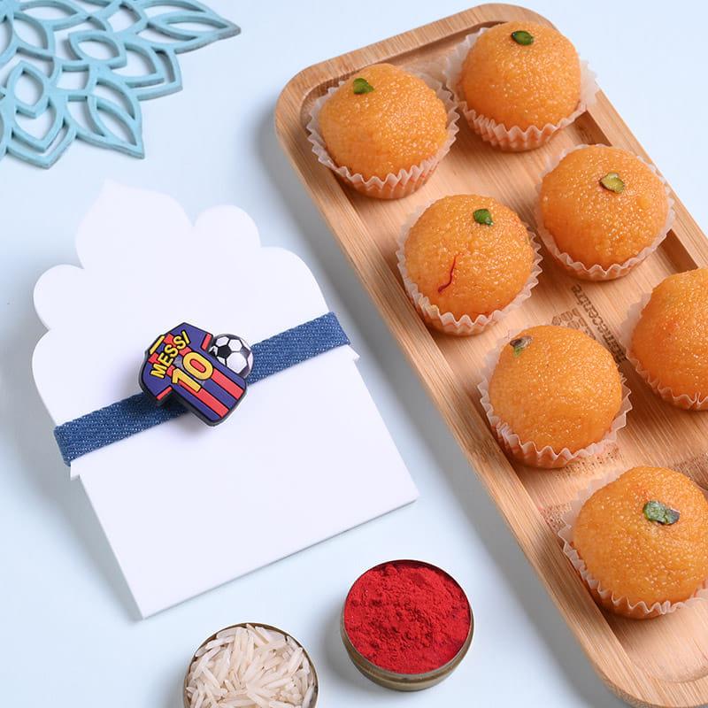 Fun Kids Rakhi With Motichoor Ladoo