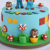Order Gaming Euphoria Mario Fondant Cake 