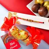 Ganesh Rakhi With Mixed Chocolates