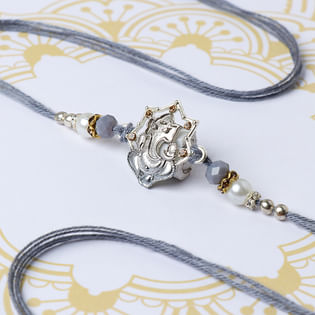 Ganesha Aura Rakhi - Single Divine Rakhi