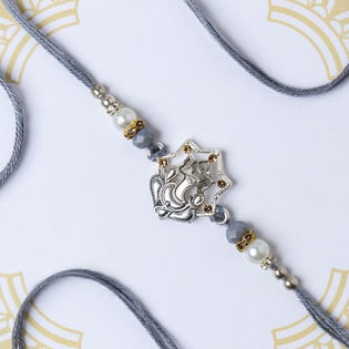 Single Ganesha Aura Rakhi