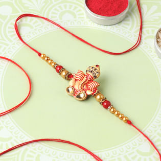 Ganesha Beads Rakhi