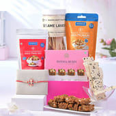 Ganesha Blessings Rakhi Hamper with Festive Treats