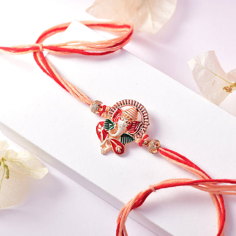 Sacred Ganesha Rakhi Gift Hamper for Raksha Bandhan