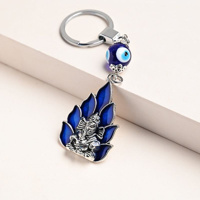 Ganesha Evil Eye Keychain