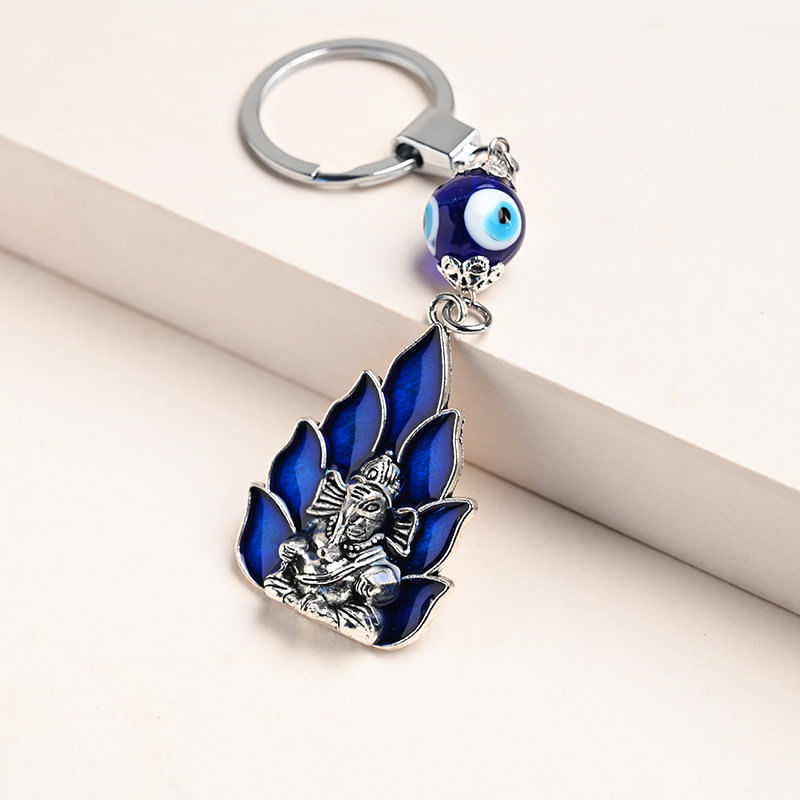 Ganesha Evil Eye Keychain