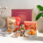 Buy Ganesha Idol Ladoo Raisins N Almonds For Diwali 