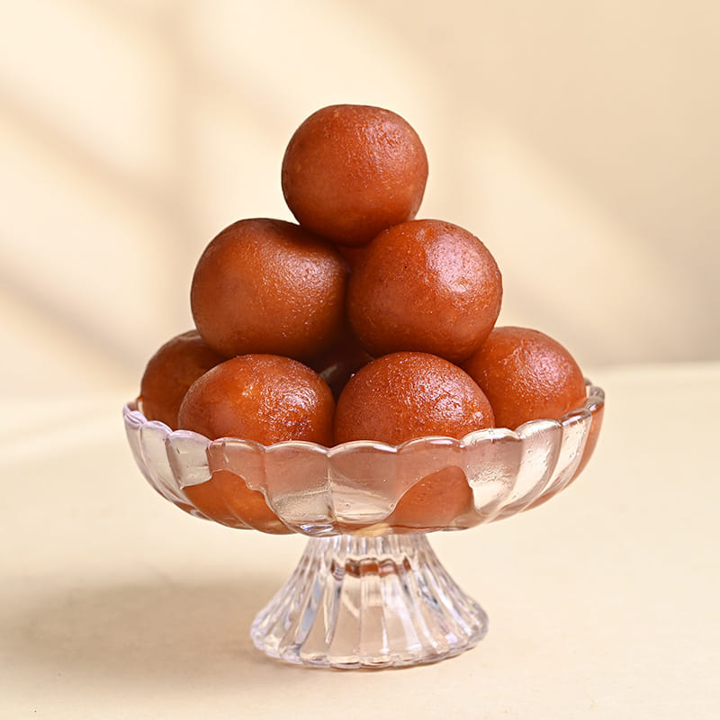 Ganesha N Om Rakhi Duo With Gulab Jamun