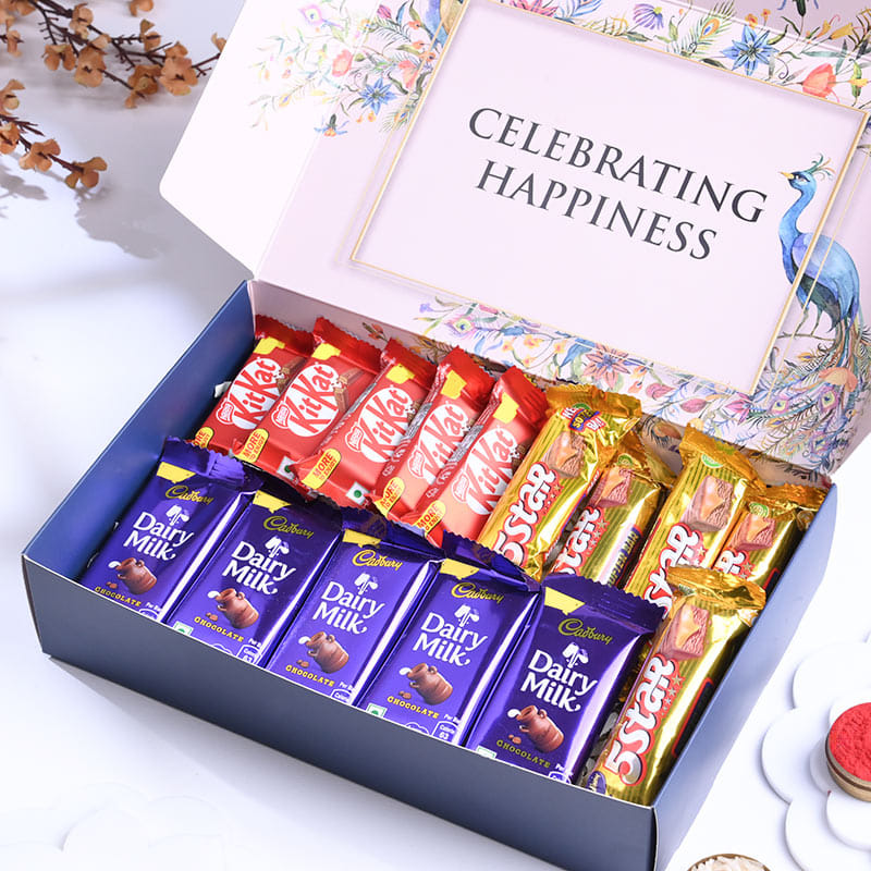 chocolate gift combo for brother on Raksha Bandhan