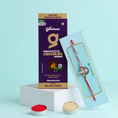 Ganesha Rakhi N Prebiotic Jaggery Chocolate Combo