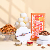 Ganesha Rakhi With Festive Treats