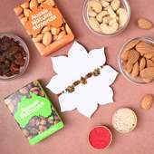 Ganesha Rakhi With Dry Fruits