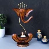 Ganesha Tea Light Candle Holder