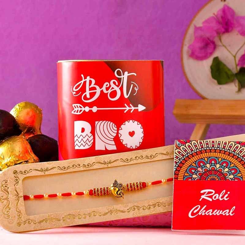 Ganpati Choco Rakhi Combo