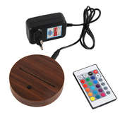 Gayatri Mantra LED Lamp - Adapter with Remote and Stand