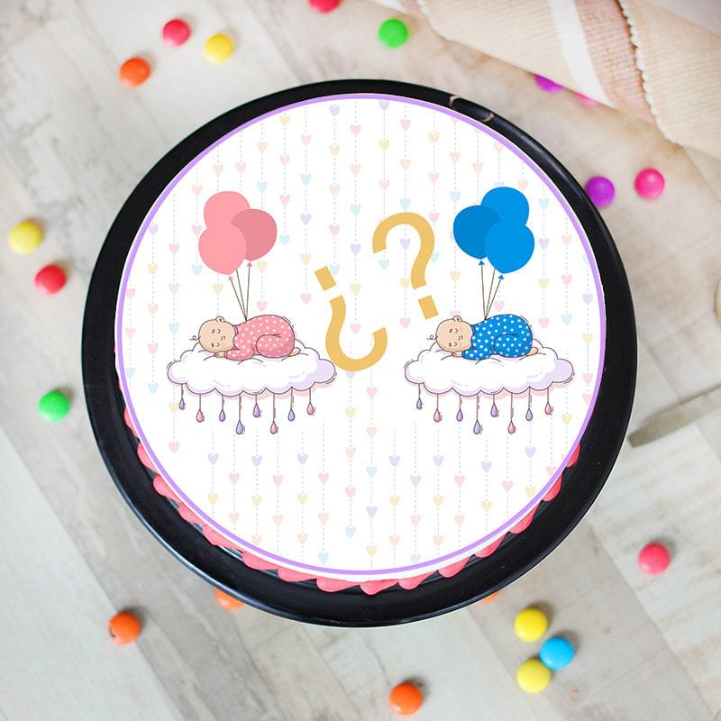 Baby Surprise Gender Reveal Cake