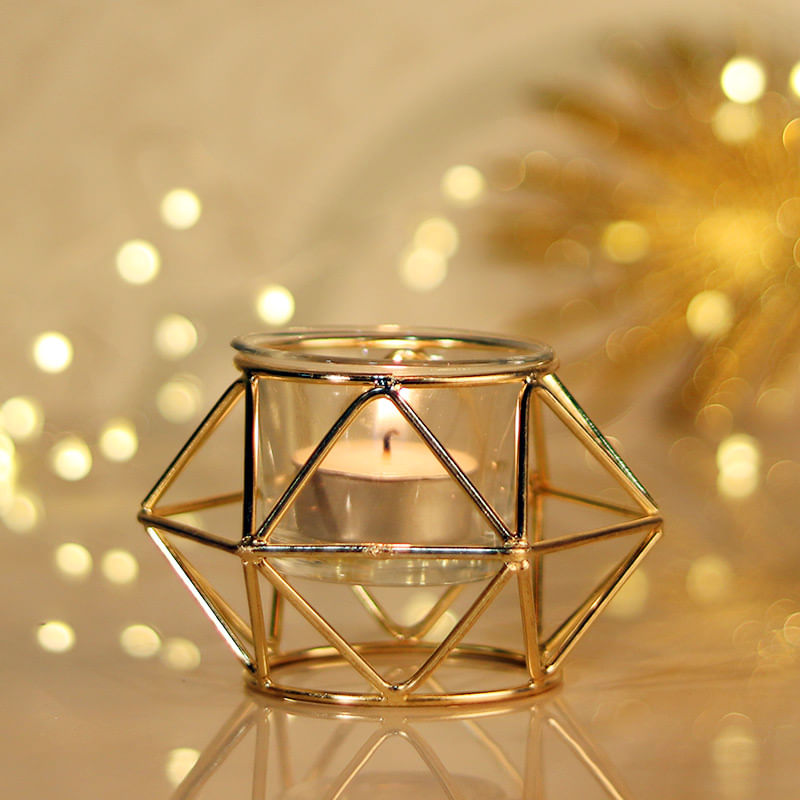 Geometric Candle Holder - Diwali Gift