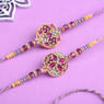 Geometrical Set Of Two Designer Rakhis-UK