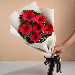 Gerberas In Rustic Love